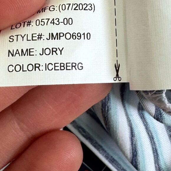 Johnnie-O Men’s Jory Golf Performance Polo fedora embroidery iceberg XL NWT - Picture 4 of 8